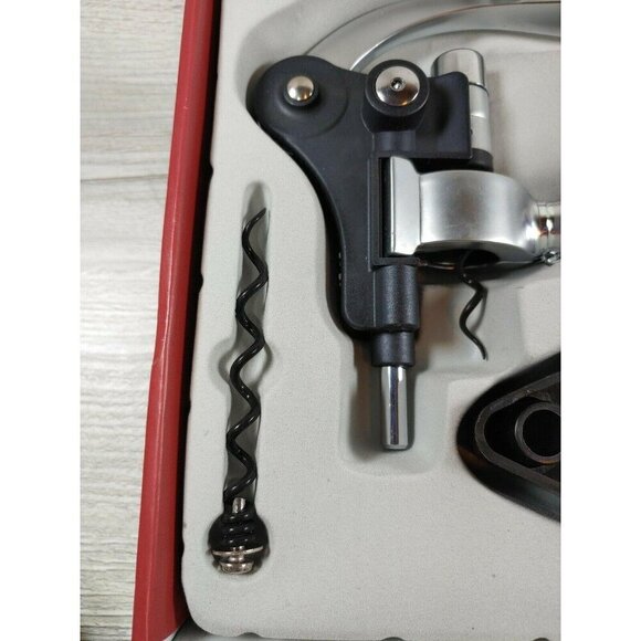 Wine Opening Kit 01-y1144 Corkscrew Foil Cutter Metal Mounted Corkscrew - Picture 9 of 9